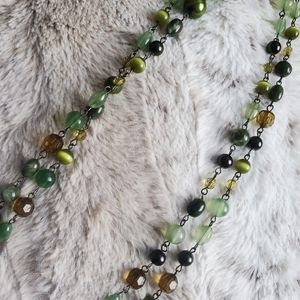 Green Beaded Necklace